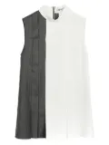 Ports 1961 asymmetrical panelled blouse - White