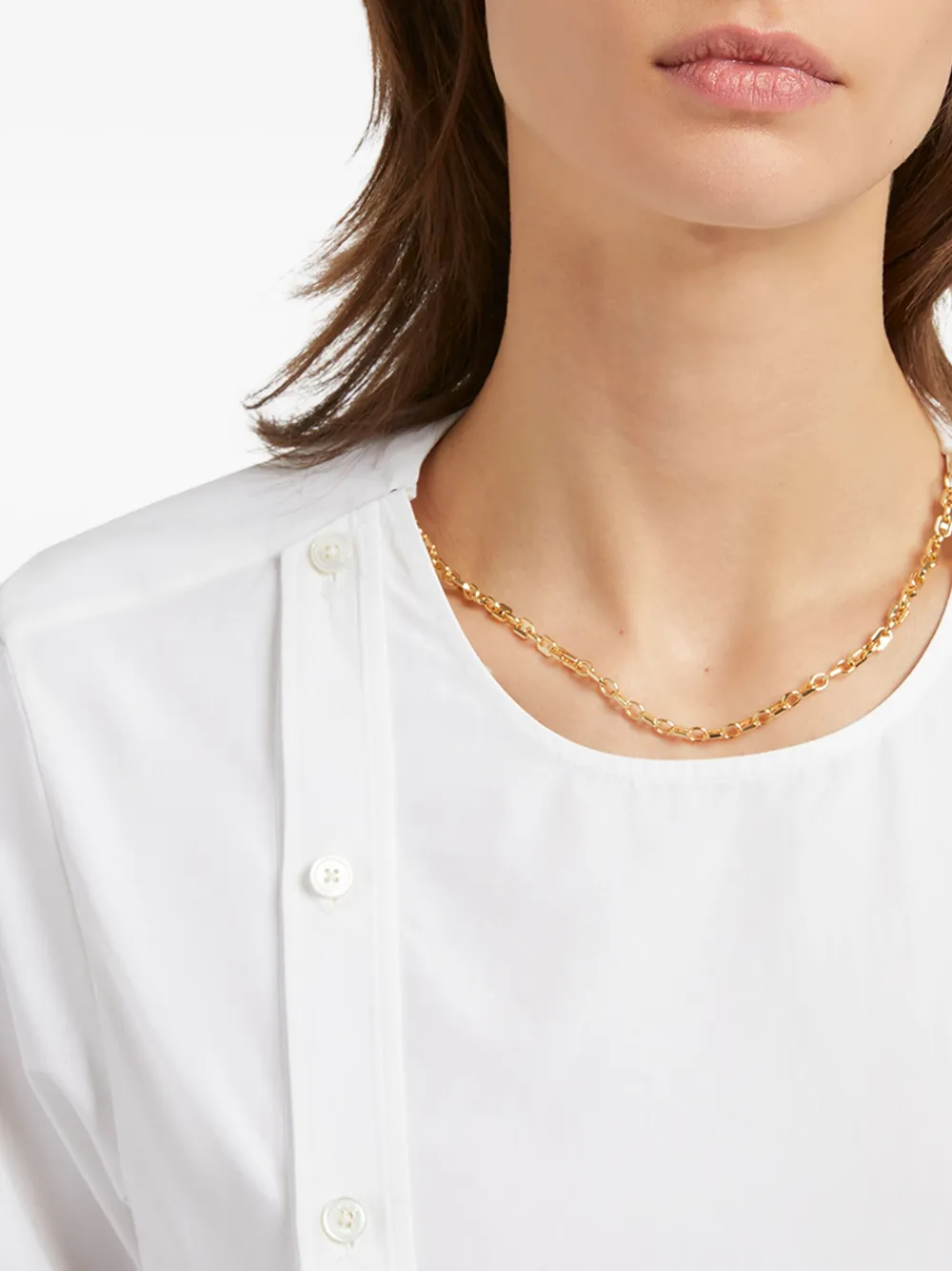 Ports 1961 Linnen mini-jurk Wit