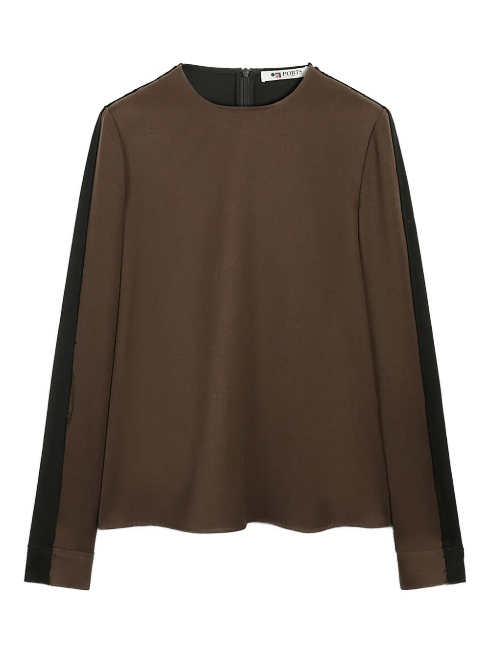 Ports 1961 long-sleeve wool top Bruin