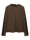 Ports 1961 long-sleeve wool top - Brown
