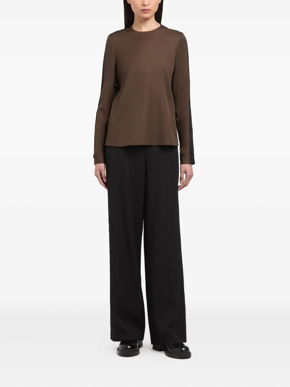 Ports 1961 Top met lange mouwen Bruin