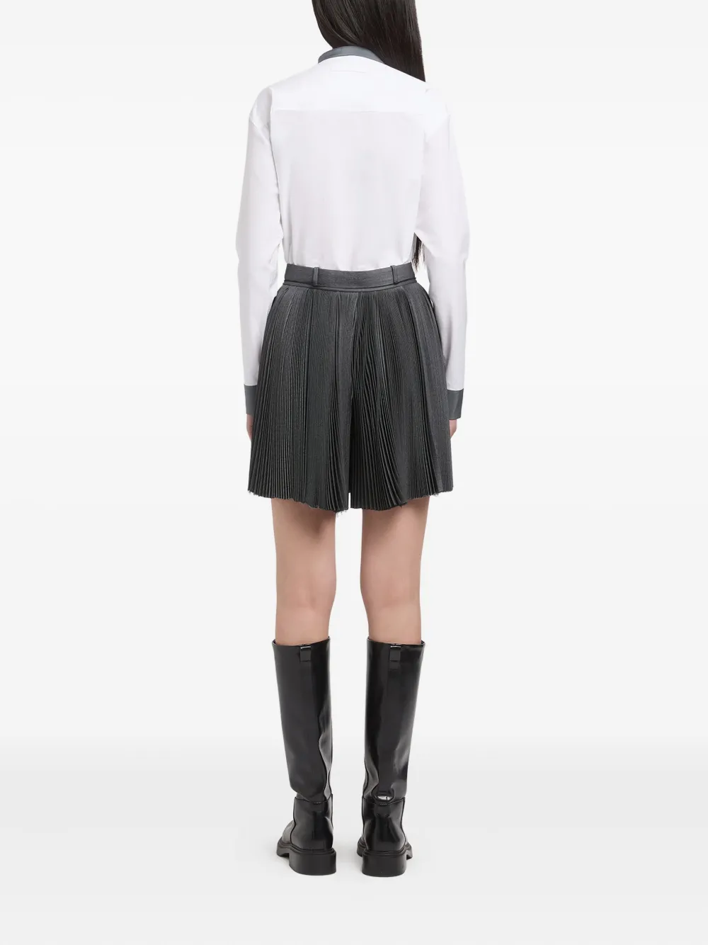 Ports 1961 Geplooide shorts Grijs