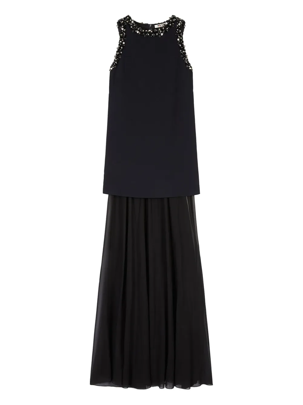 Ports 1961 beaded-embellished gown Zwart