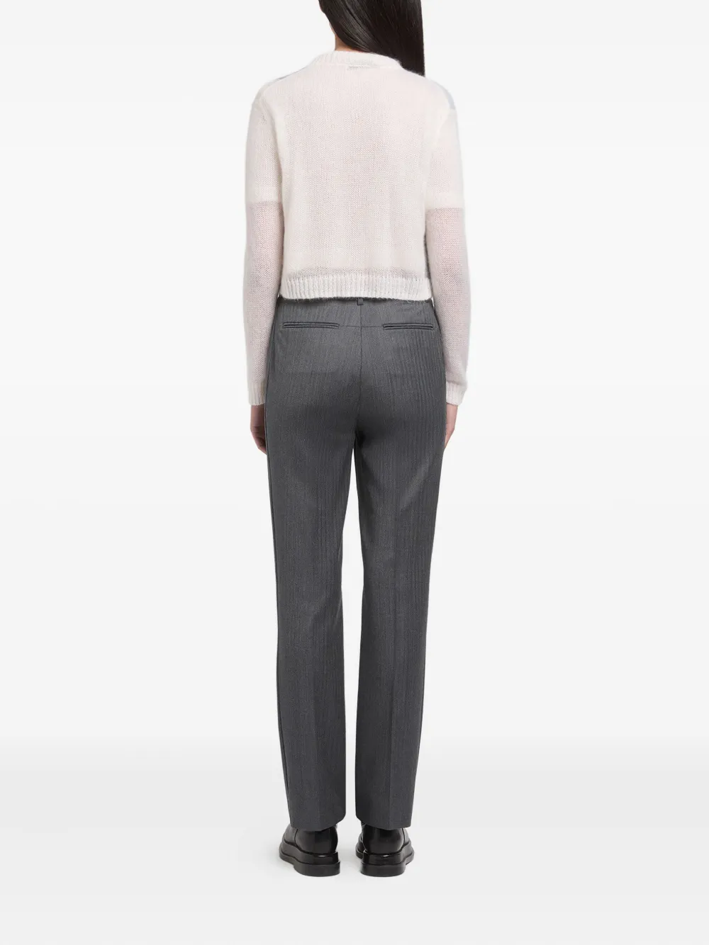Ports 1961 Vest met patchwork Wit