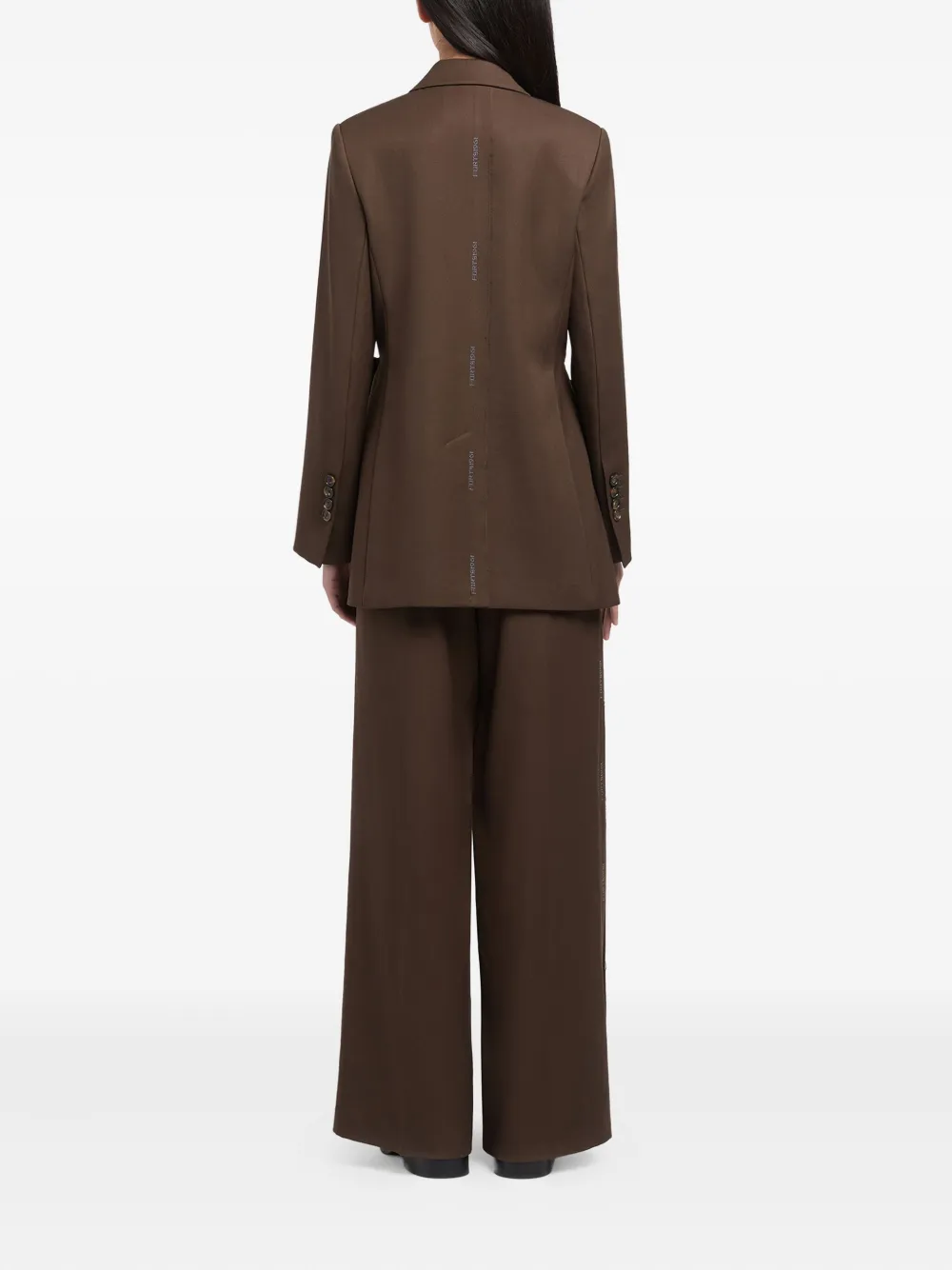Ports 1961 Blazer met gewikkeld detail en logo Bruin