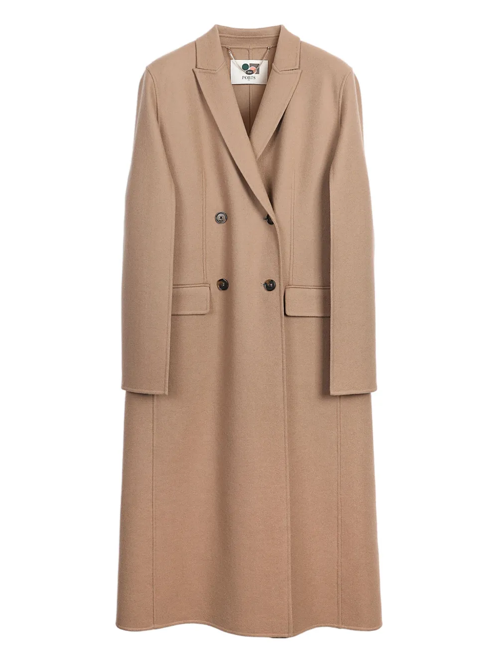Ports 1961 double-breasted tailored coat | Brown | Image 1