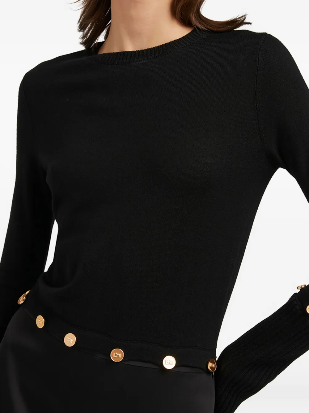 Ports 1961 Flared maxi-jurk Zwart