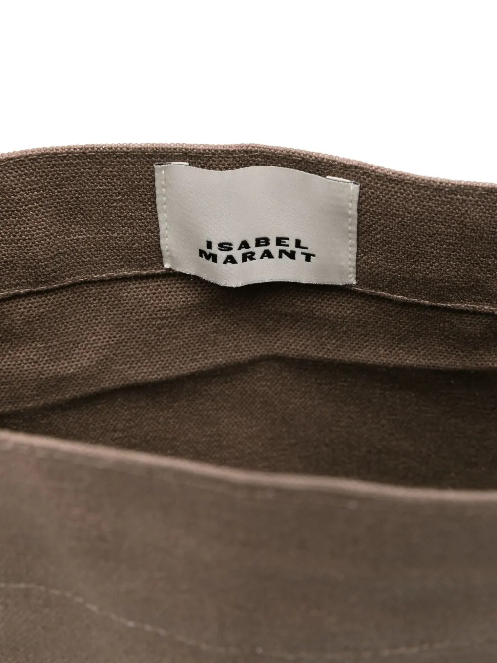 ISABEL MARANT Heuptas met logoplakkaat Bruin