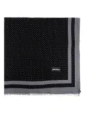 Emporio Armani polka-dot scarf - Black