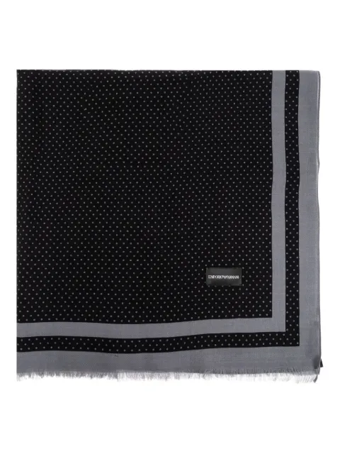Emporio Armani polka-dot scarf
