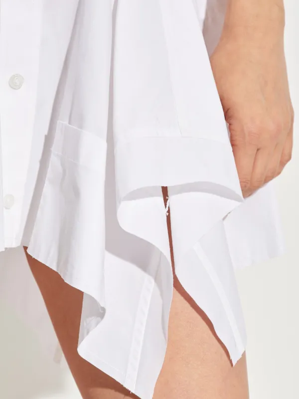 大人気★肌見せドレス【alexanderwang】レイヤードシャツドレス Alexander Wang レイヤード シャツドレス | ホワイト | FARFETCH JP