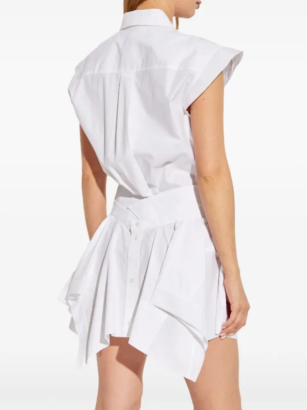 Alexander Wang button-front Layered Shirt Dress White FARFETCH PH