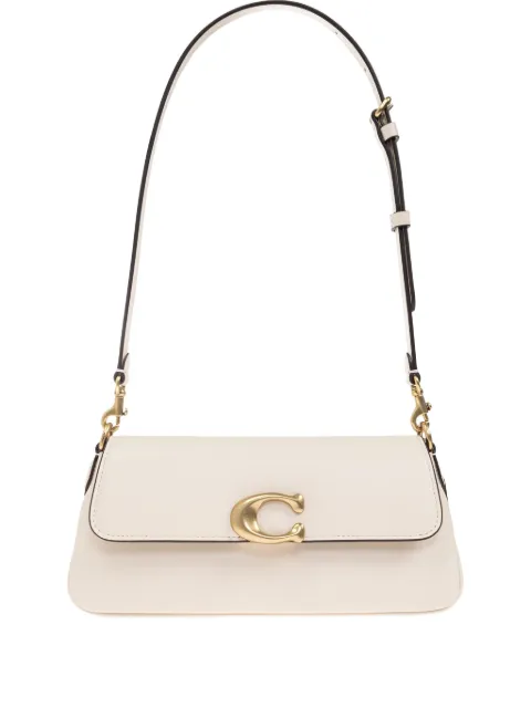 Coach Jet clasp-detail leather shoulder bag