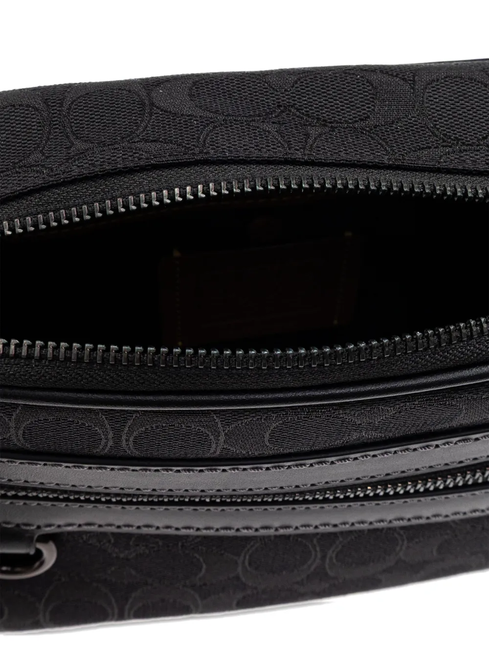 Coach Messengertas met monogram Zwart
