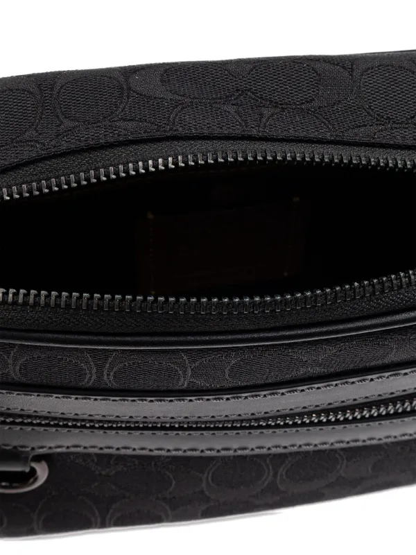 Coach Monogram Messenger Bag | Black | FARFETCH SG