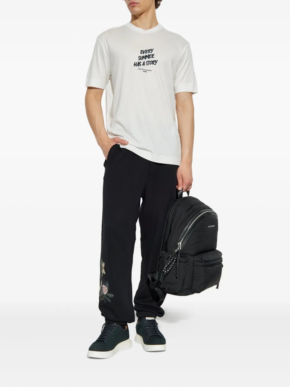 Emporio Armani Summer Story T-shirt Wit