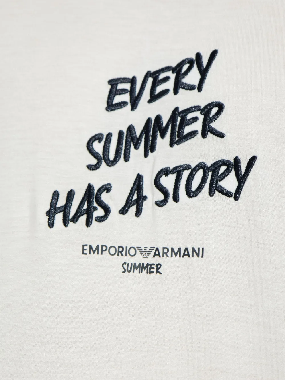 Emporio Armani Summer Story T-shirt Wit