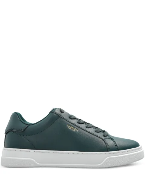 Coach High Line leather lace-up sneakers