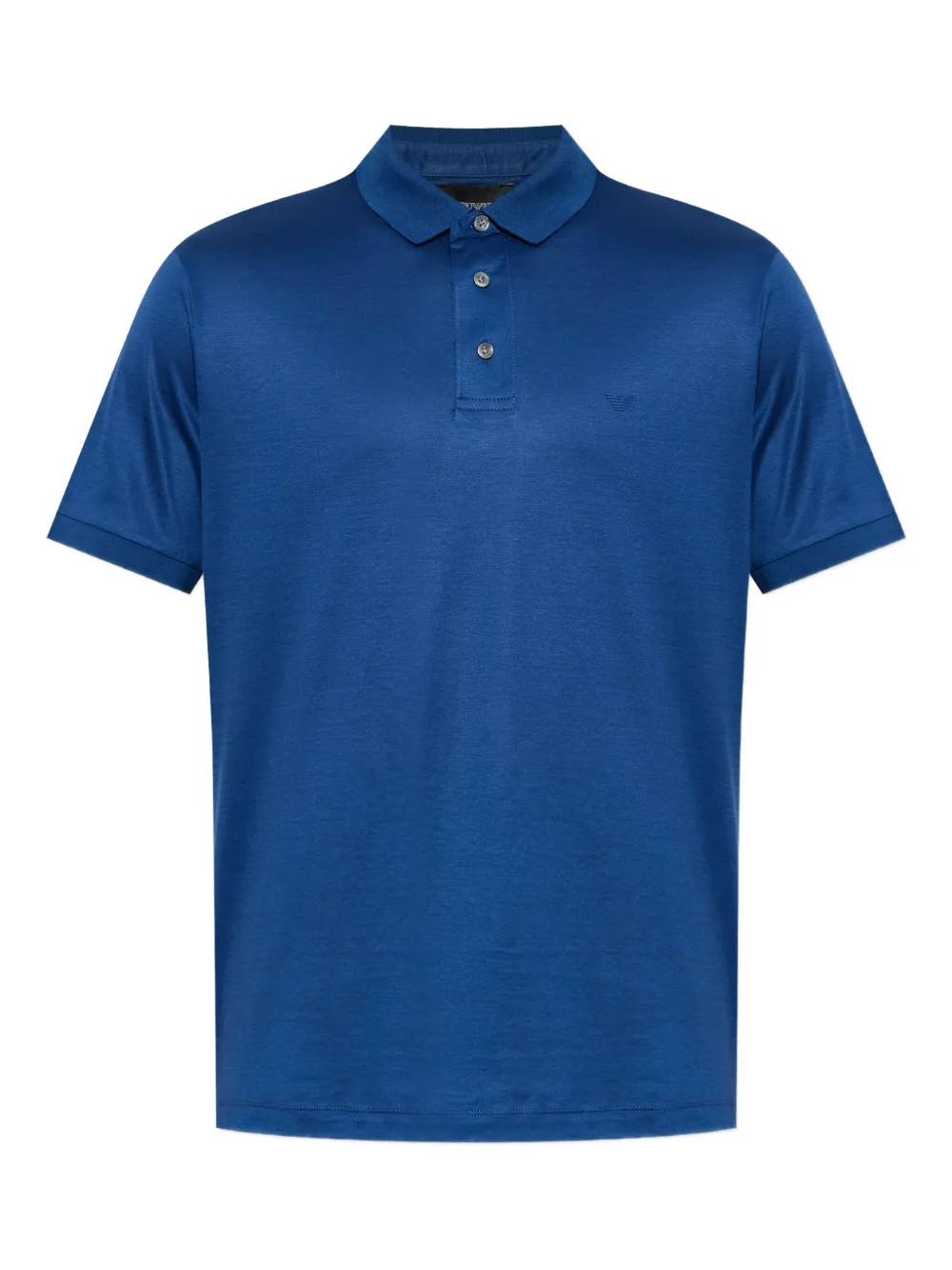 Emporio Armani short-sleeve polo shirt Blauw