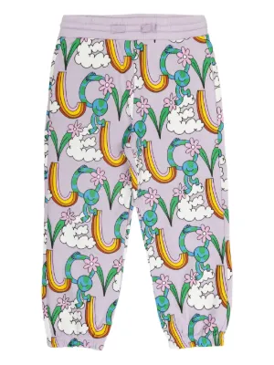 Stella McCartney Kids horse-print Sweatpants | Pink | FARFETCH RO