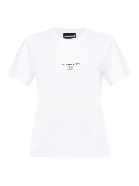 Emporio Armani logo-print cotton T-shirt