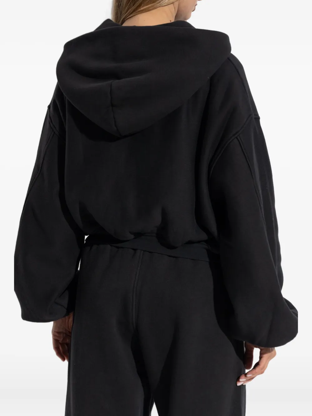 Alexander Wang Hoodie met rits Zwart