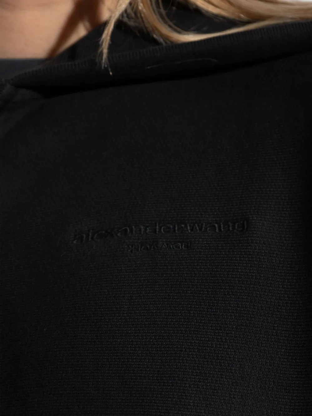 Alexander Wang Hoodie met rits Zwart