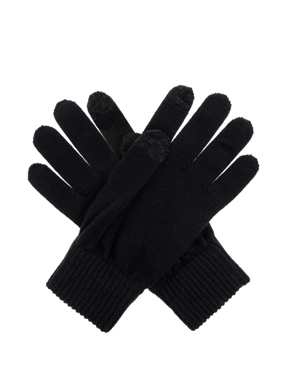 Emporio Armani Handschoenen met logopatch Zwart
