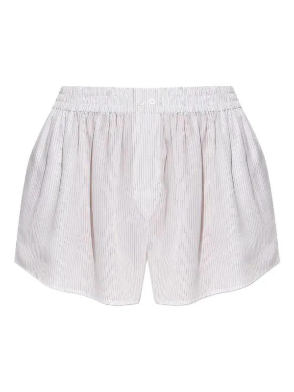 Alexander wang ストライプショートパンツ Alexander Wang ストライプ ショートパンツ | ホワイト | FARFETCH JP
