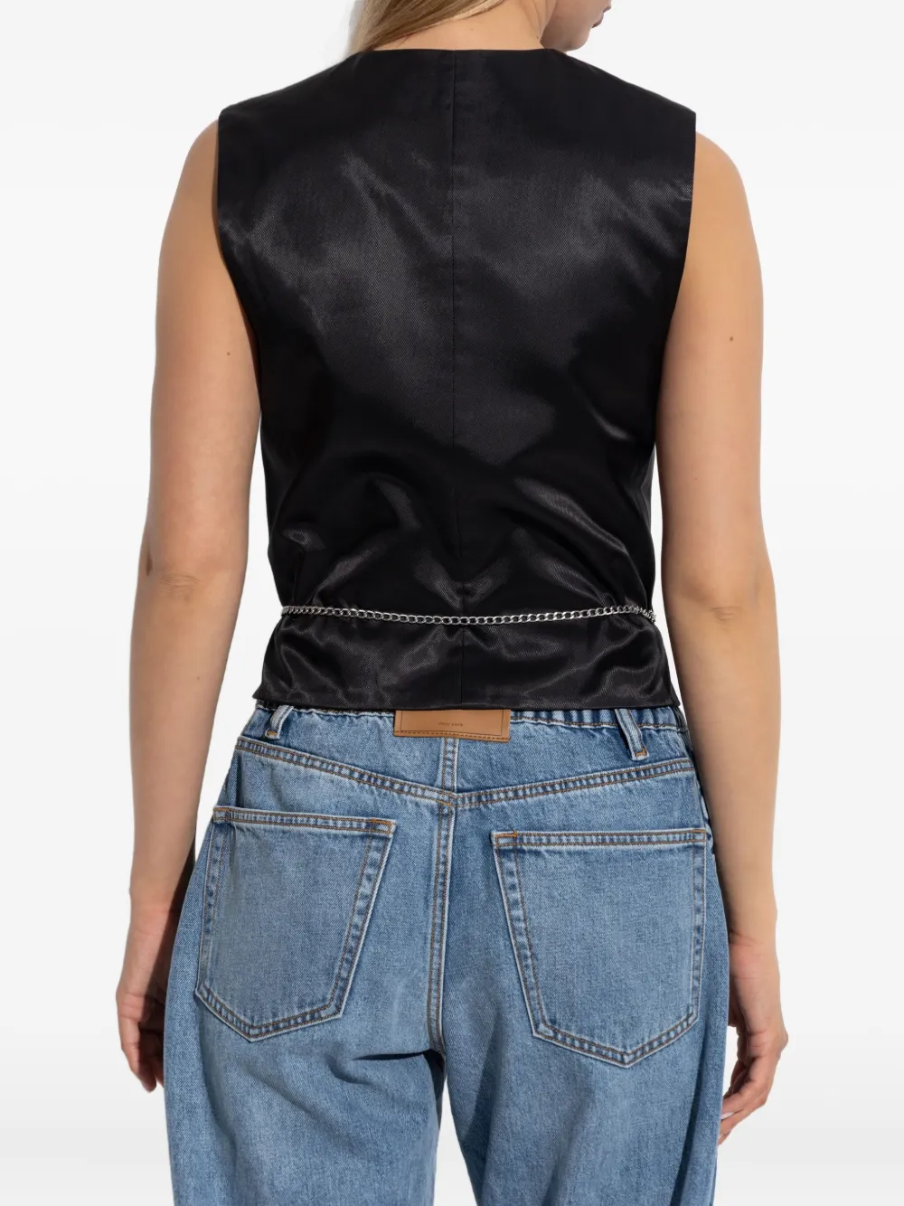 Alexander Wang chain-embellished waistcoat Grijs
