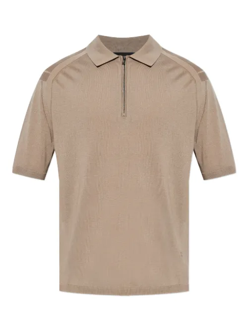 Polo à col zippé - Emporio Armani - Modalova