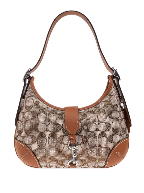 Coach Hamptons Hobo crystal-embellished shoulder bag