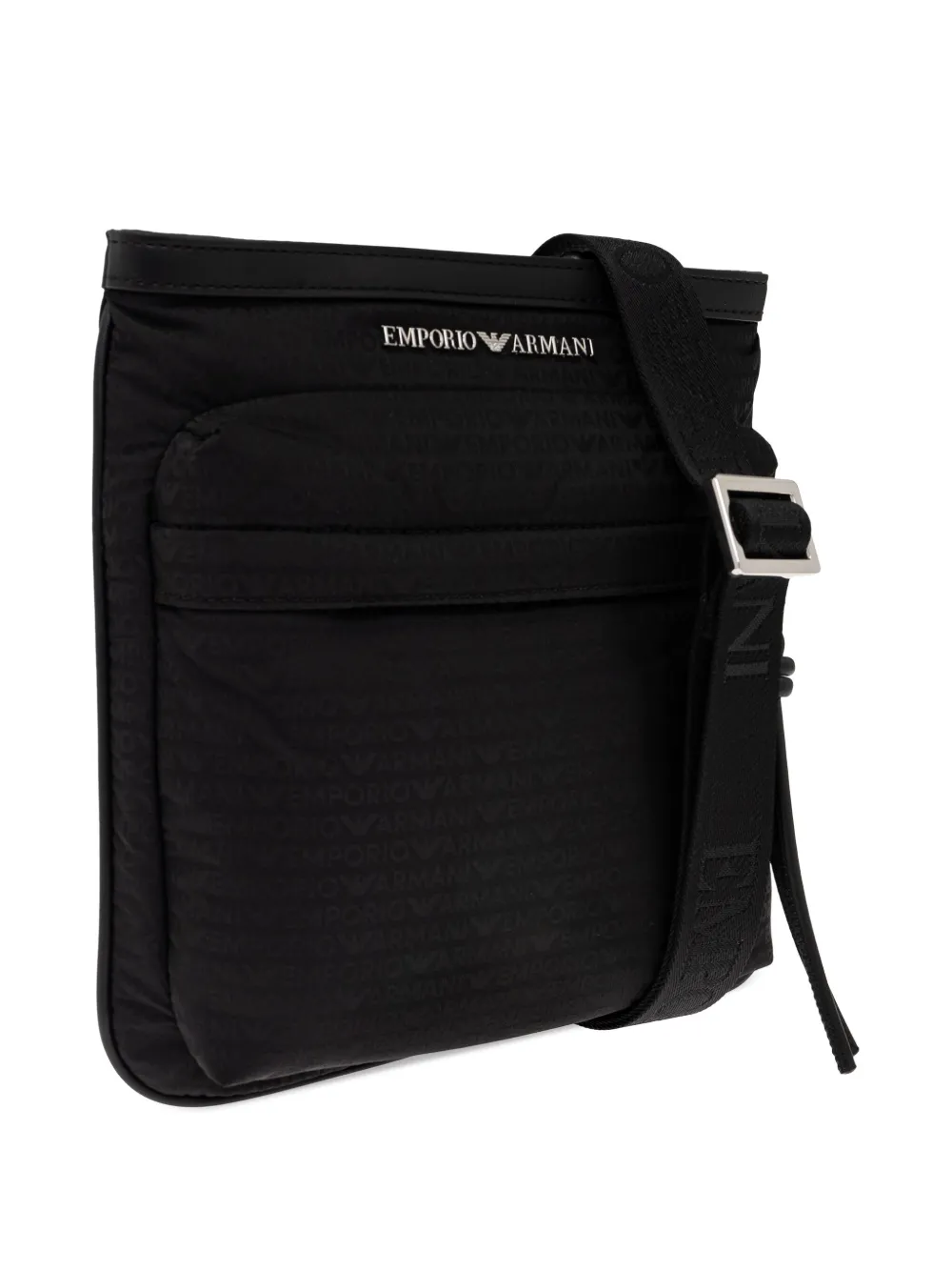 Emporio Armani Messengertas met logoplakkaat Zwart