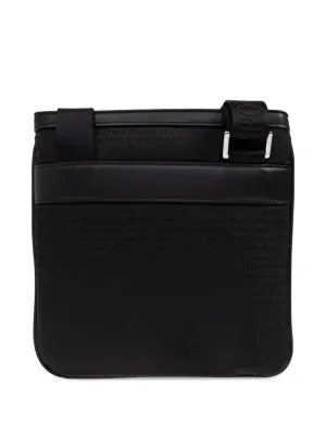 ショルダーバッグ EMPORIO ARMANI Men Messenger Bags EM001807AF13454UC001 BLACK Emporio Armani logo-jacquard Messenger Bag | Black | FARFETCH