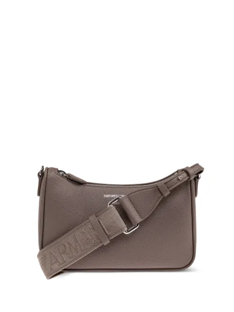 Emporio Armani logo-plaque zip-top bag