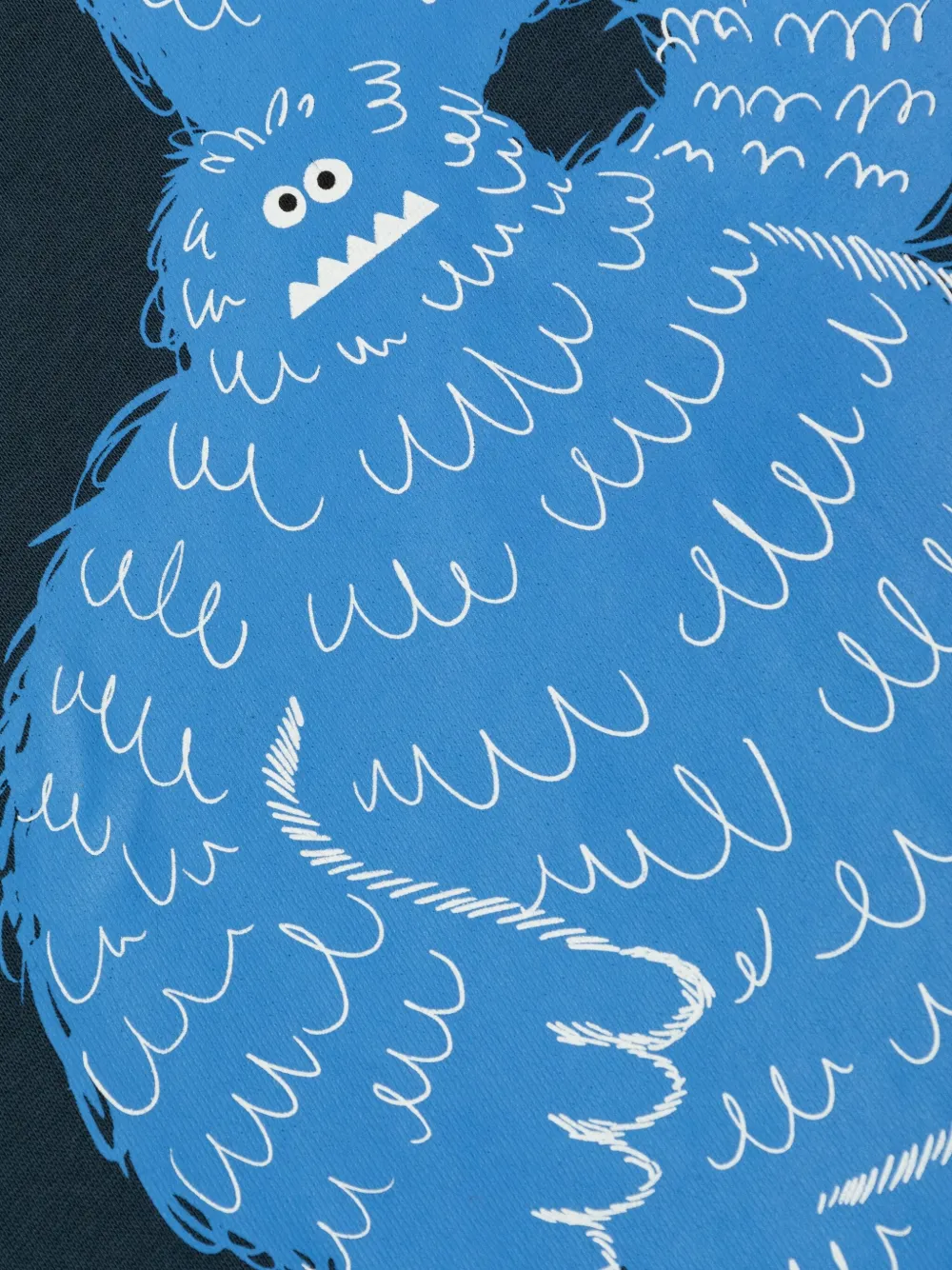 Stella McCartney Kids monster-print sweatshirt Blauw