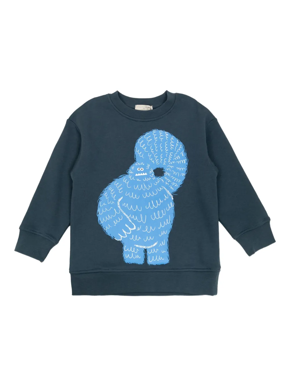 Stella McCartney Kids monster-print sweatshirt Blauw