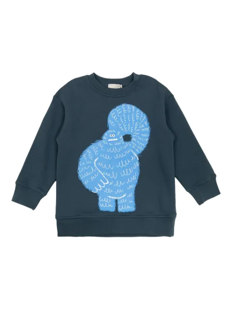 Stella McCartney Kids سويت شيرت بطبعة وحش