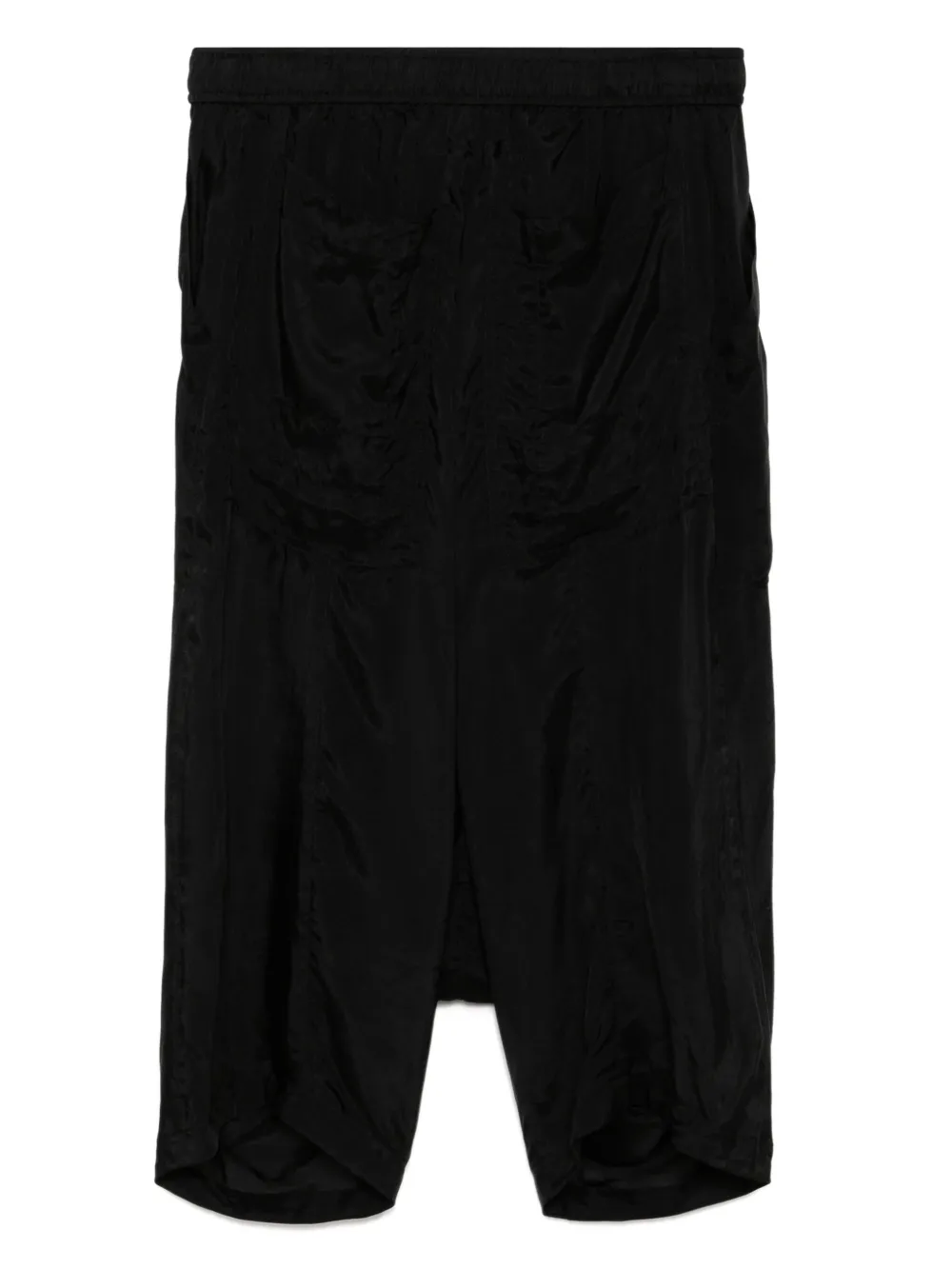 Julius Glide shorts met verlaagd kruis Zwart