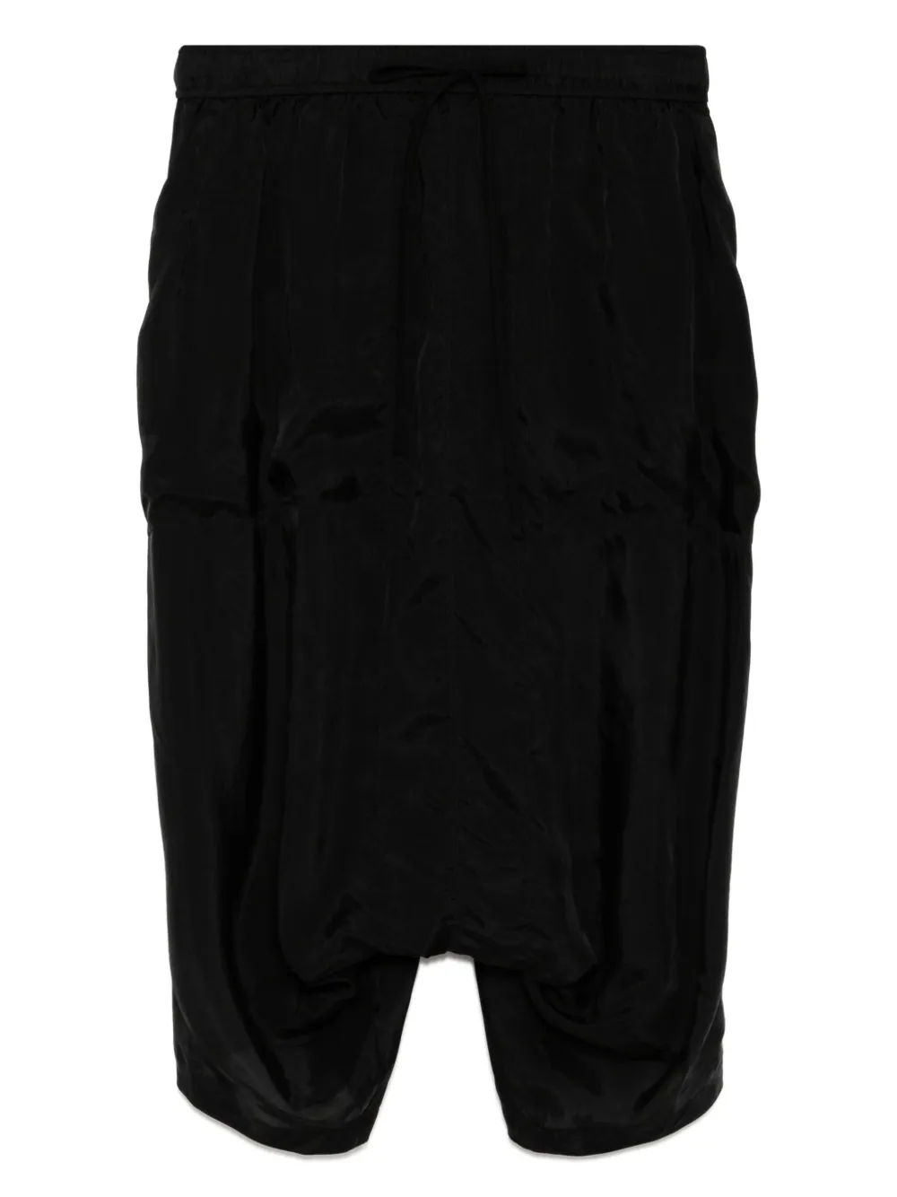 Julius Glide shorts met verlaagd kruis Zwart
