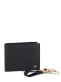 Ferragamo leather keyring wallet - Black