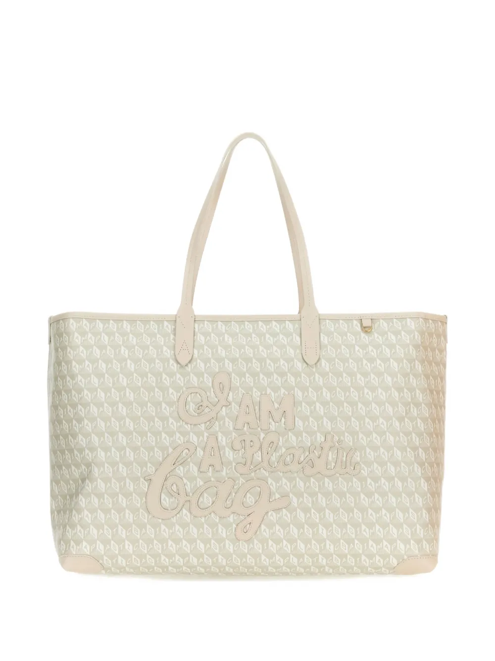 patterned tote bag