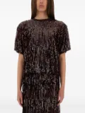 Baum Und Pferdgarten sequin-embellished short-sleeved T-shirt - Red