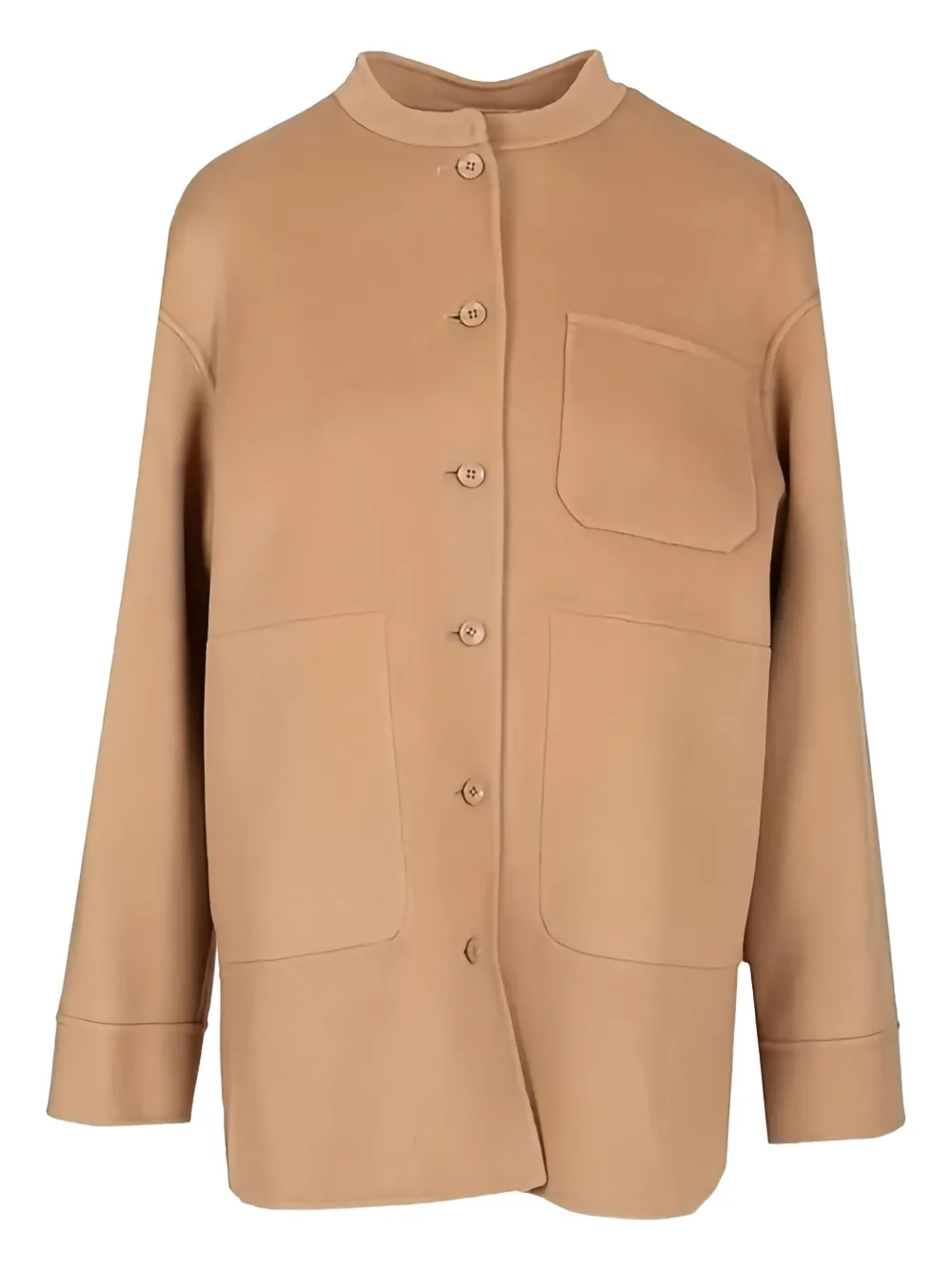'S Max Mara Constanza button-fastening patch-pocket jacket | Brown | Image 1
