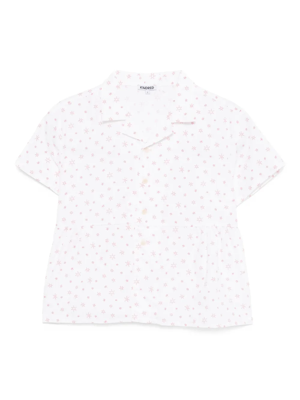 KINDRED Kat top met grafische print Rood