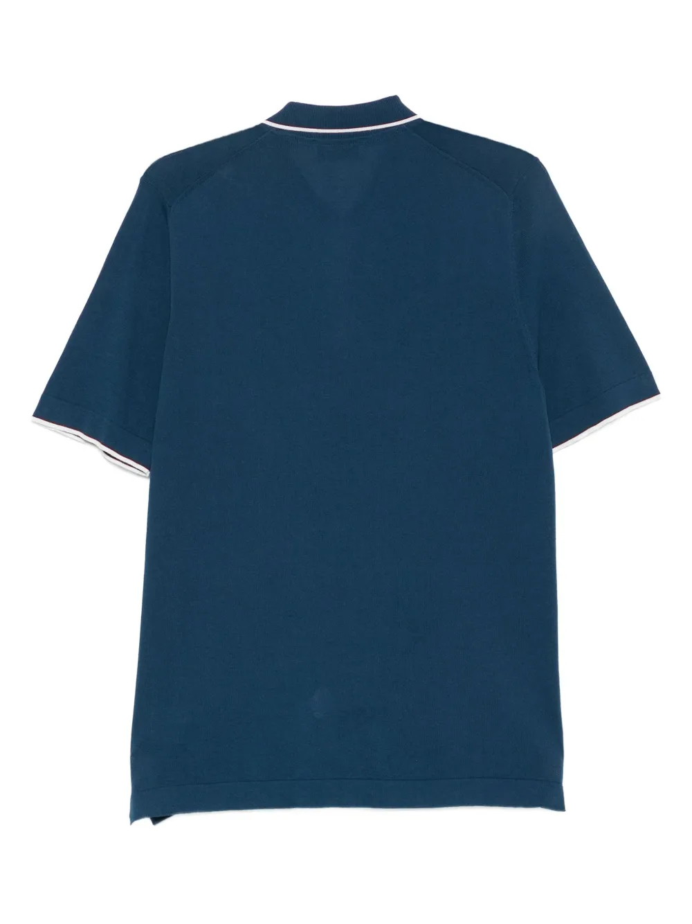 Gran Sasso Katoenen poloshirt met ritshals - Blauw