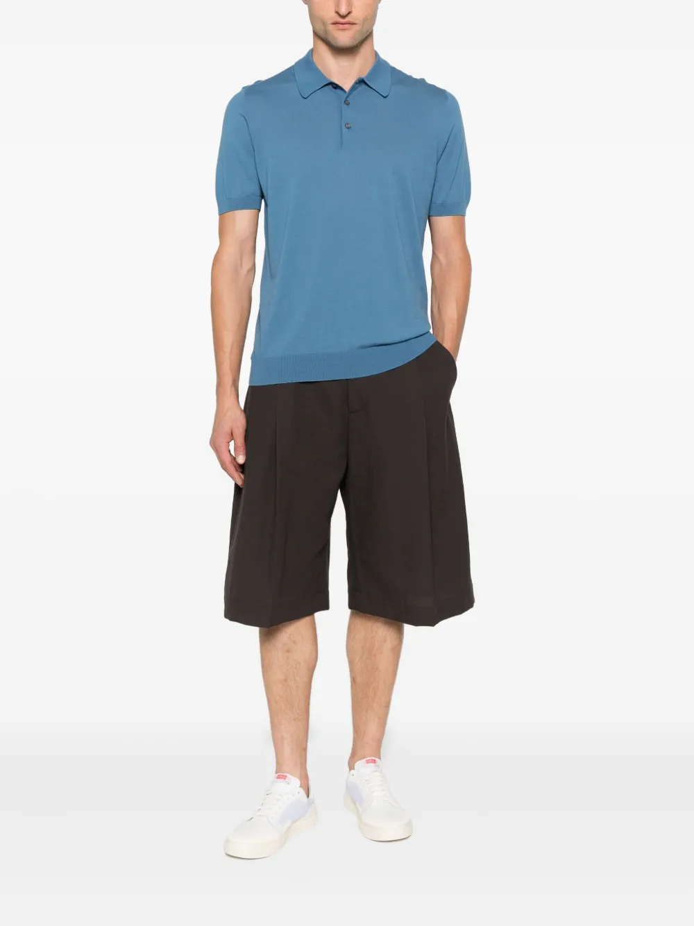 Gran Sasso Poloshirt met korte mouwen - Blauw