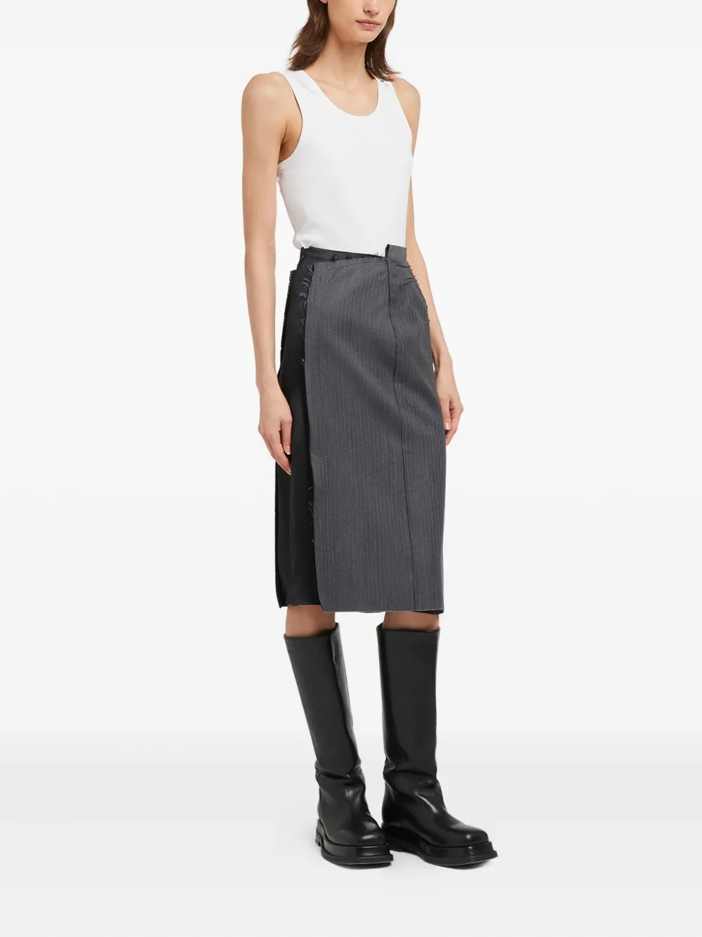 Ports 1961 pencil midi skirt | Asymmetric & Draped Skirts | Image 2
