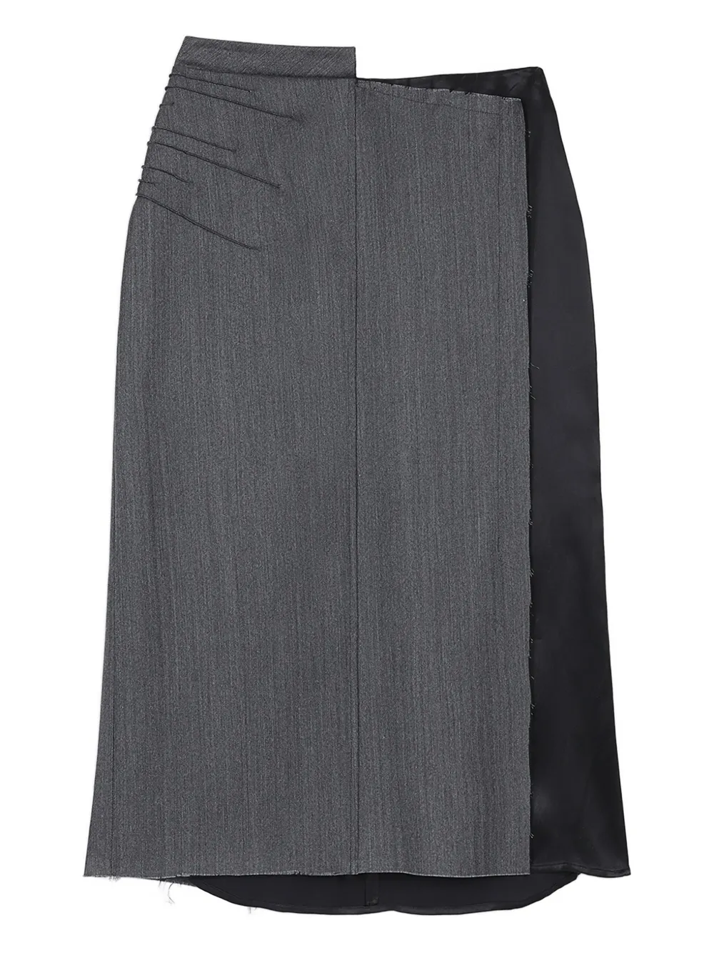 Ports 1961 pencil midi skirt Grijs