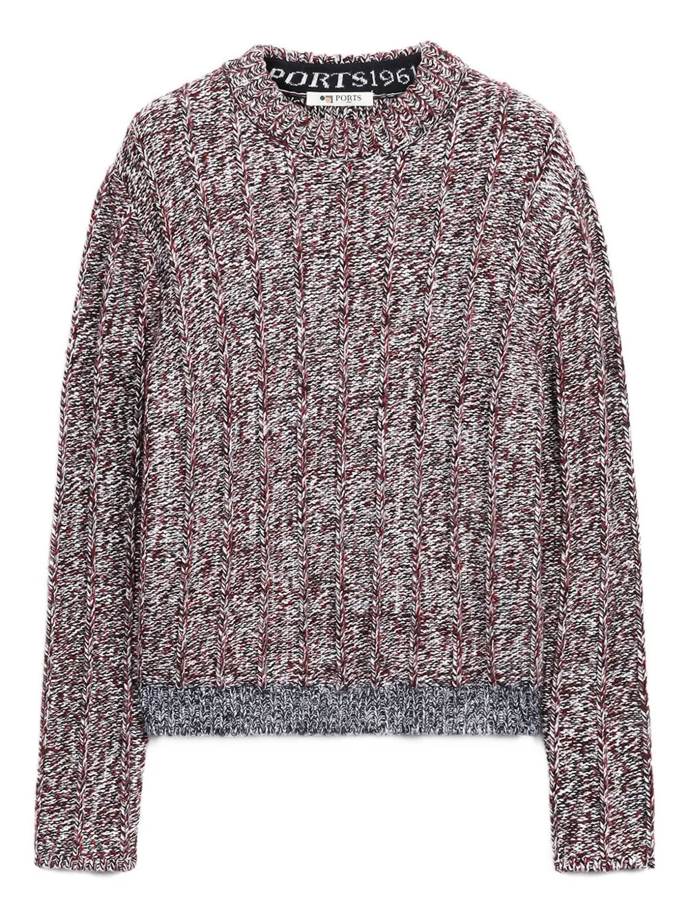 Ports 1961 logo-patch sweater | Red | Image 1